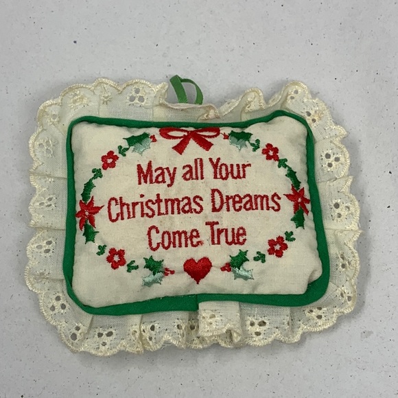 Russ Other - 3.5-4” vintage RUSS pillow Christmas tree ornament decoration